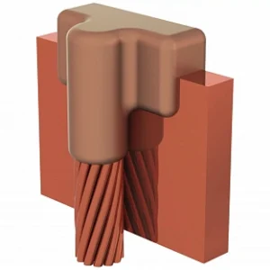 Форма сварная К2М-LL115# полоса 40*4 мм - проводник S-50 мм²